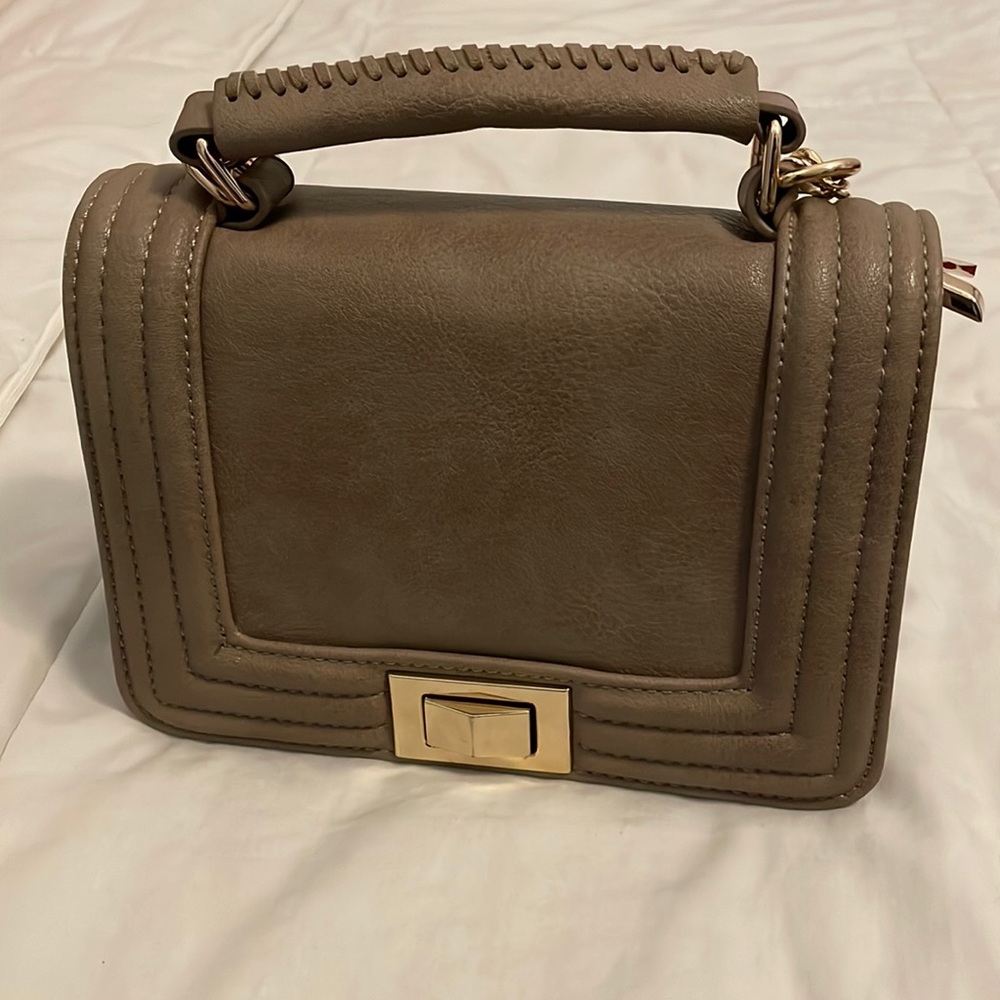 Gold Chain linked square Bag